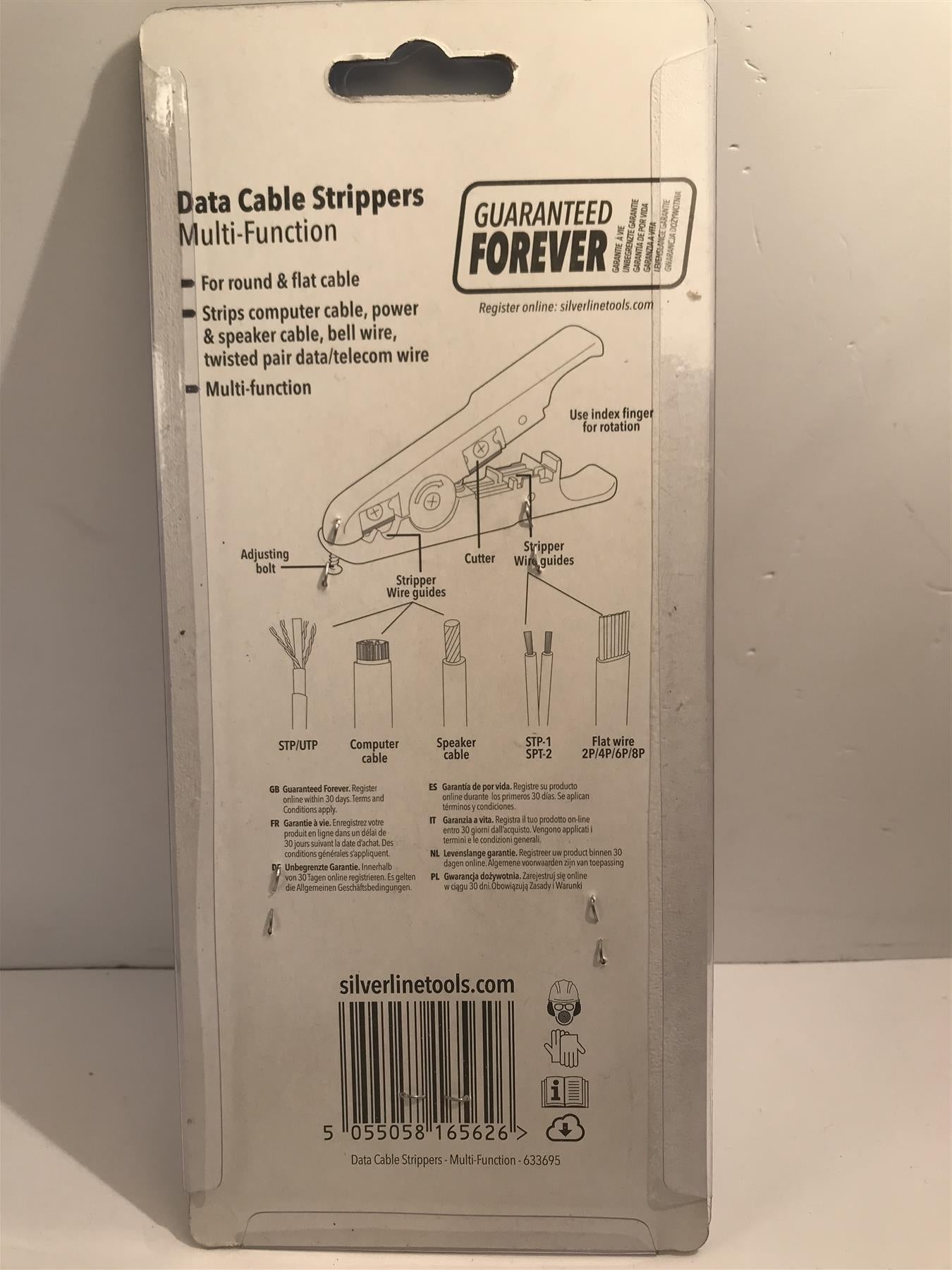 Silverline 633695 Data Cable Strippers Multi-Function