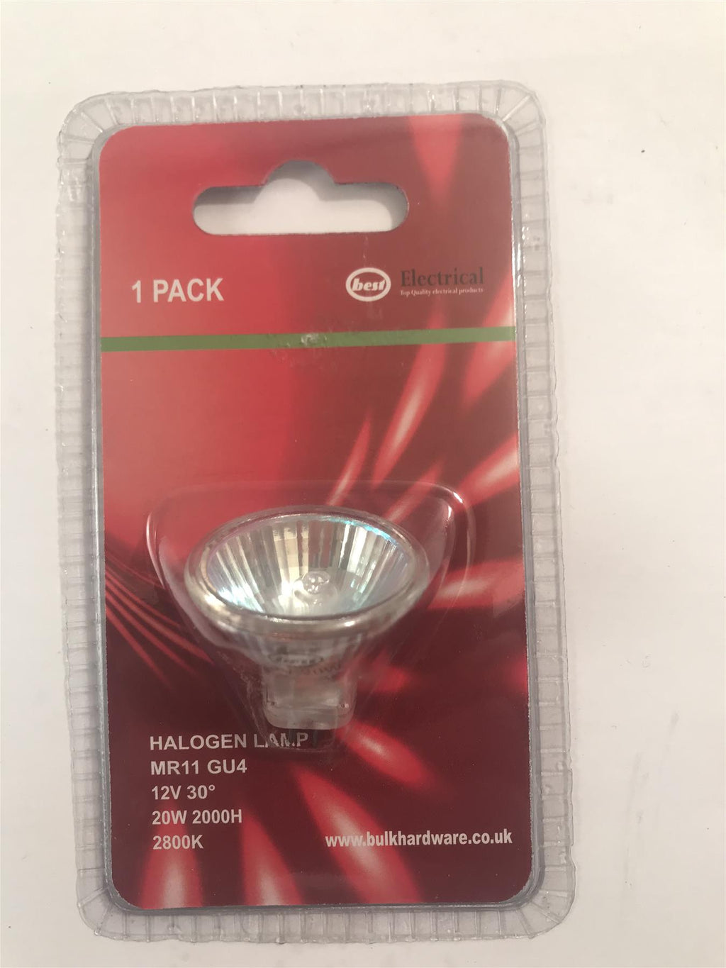 Best MR11 GU4 Halogen Lamp 20W 250lm 2800K EK683