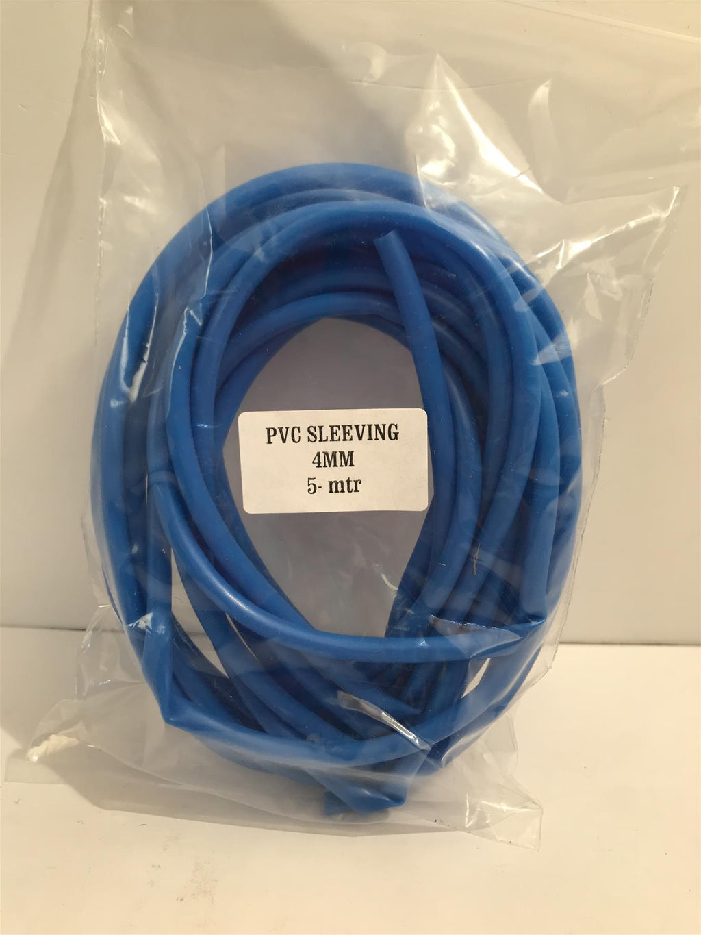 Blue PVC Sleeving 4mm x 5m