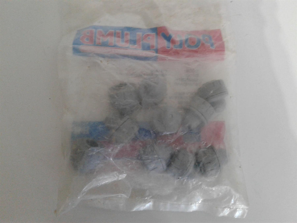 POLYPLUMB 10MM SOCKET BLANK END GREY  PB1910 10 PACK