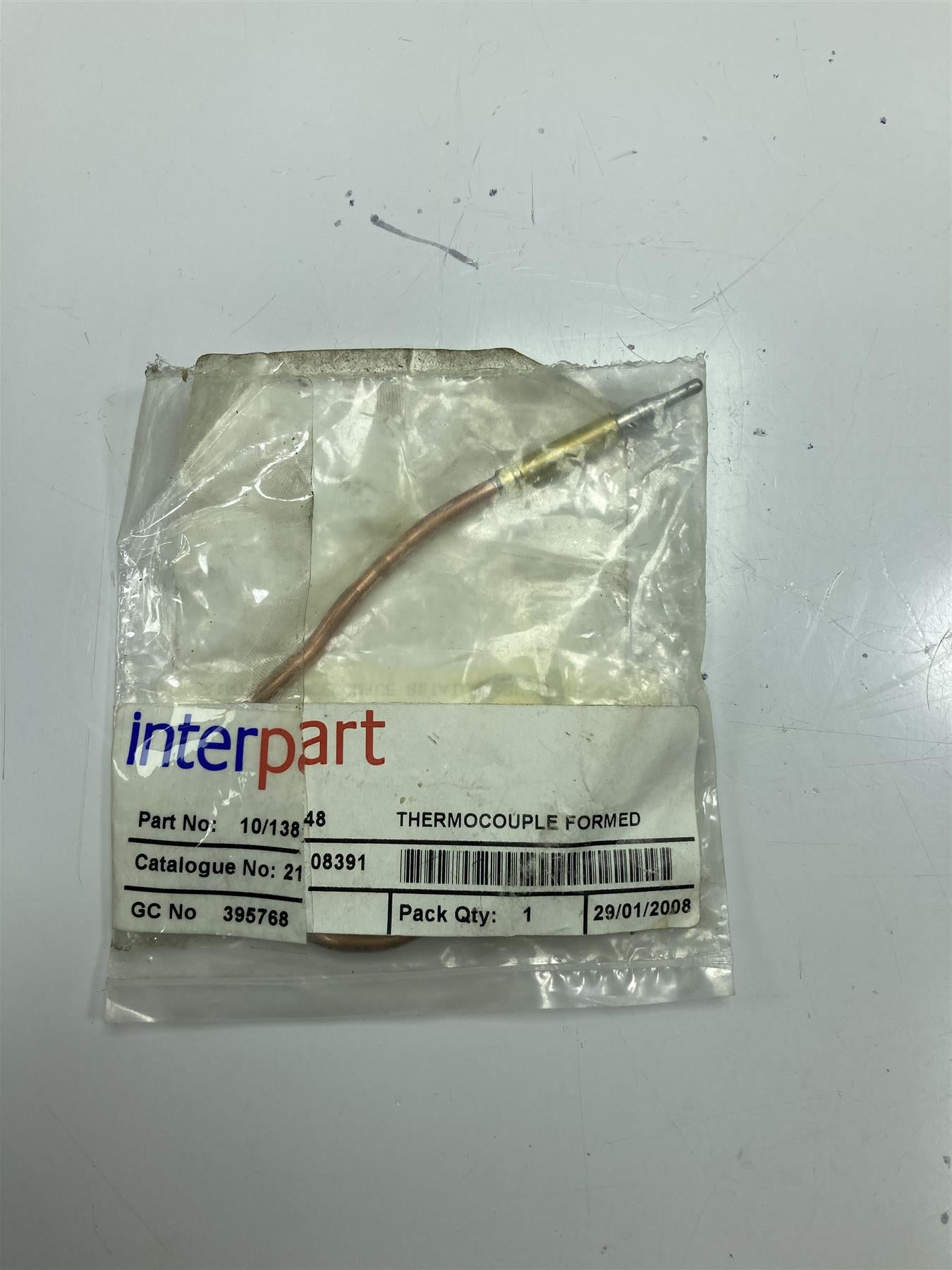 MAIN MEDWAY SUPER & THAMES LONG NUT TYPE THERMOCOUPLE 10/13848 7220212APS
