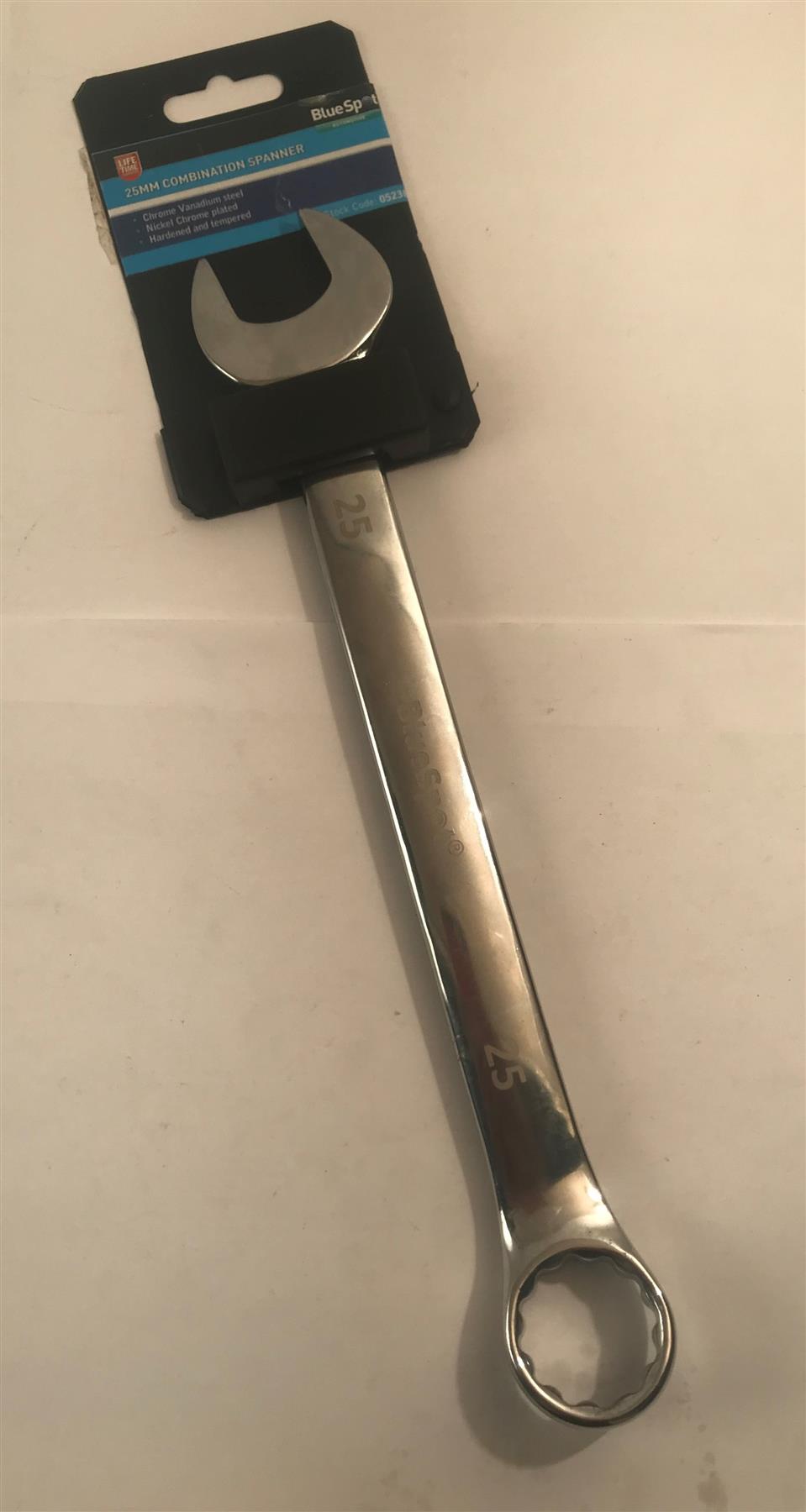 Bluespot Chrome Vanadium Combination Spanner 25mm  05238