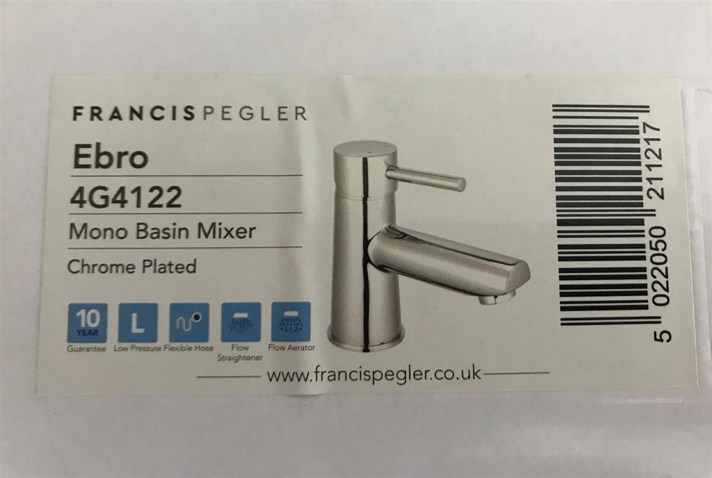 Francis Pegler Ebro Mono Basin Mixer  4G4122