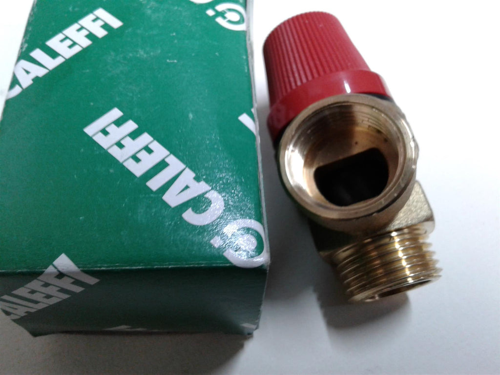 NEW Caleffi Safety Relief Valve 1/2" 3 Bar 312430 MALE FEMALE
