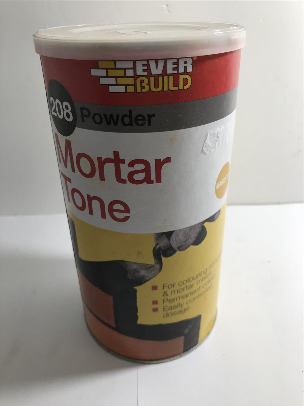 EVERBUILD 208 POWDER MORTAR TONE 1KG CEMENT DYE POWDER COLOUR MORTAR MARIGOLD