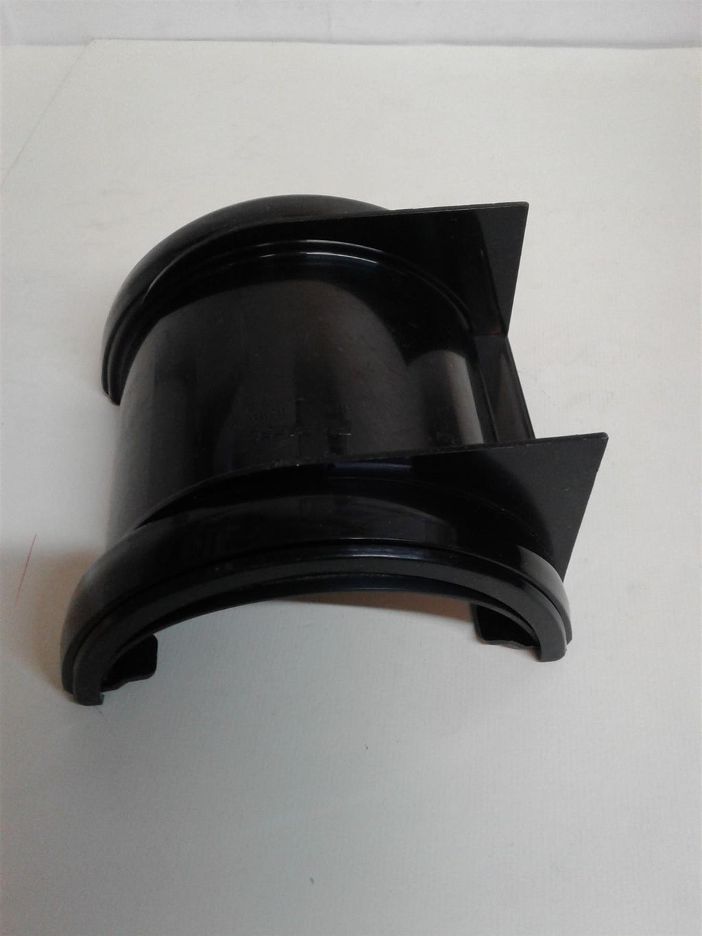 NEW FLOPLAST 112MM HALF ROUND GUTTER UNION JOIN BRACKET BLACK RU1