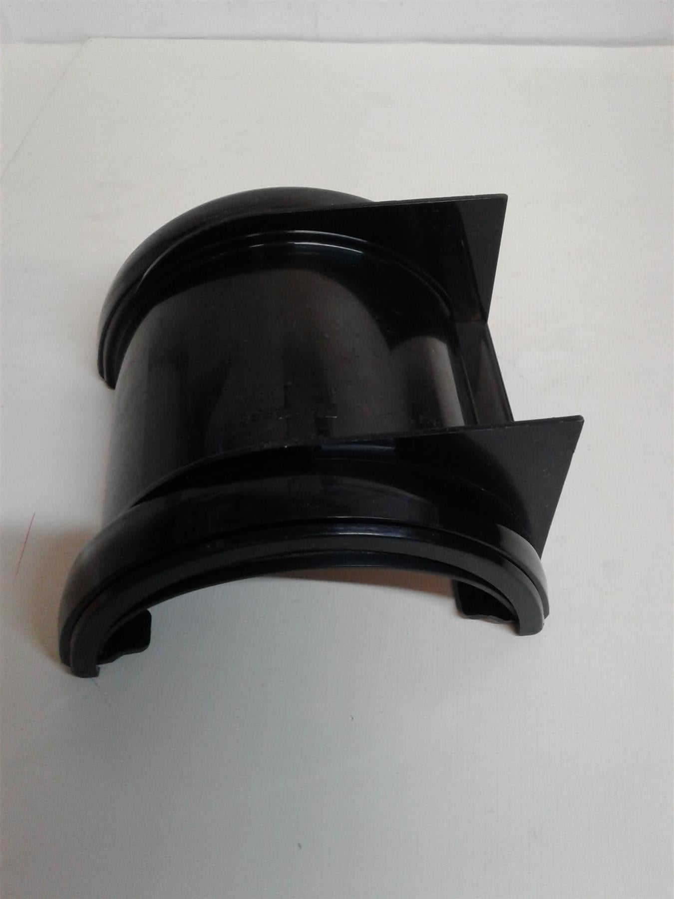 NEW FLOPLAST 112MM HALF ROUND GUTTER UNION JOIN BRACKET BLACK RU1