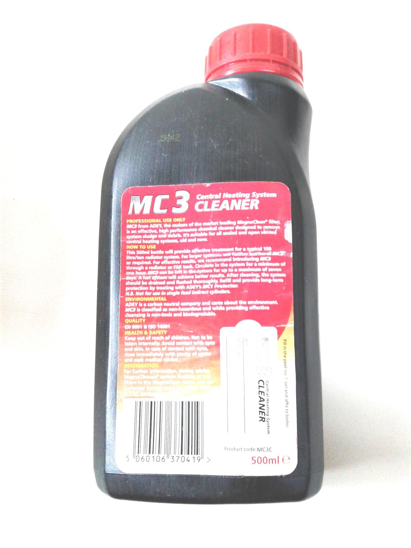NEW ADEY MC3 CENTRAL HEATING SYSTEM CLEANER 500ml