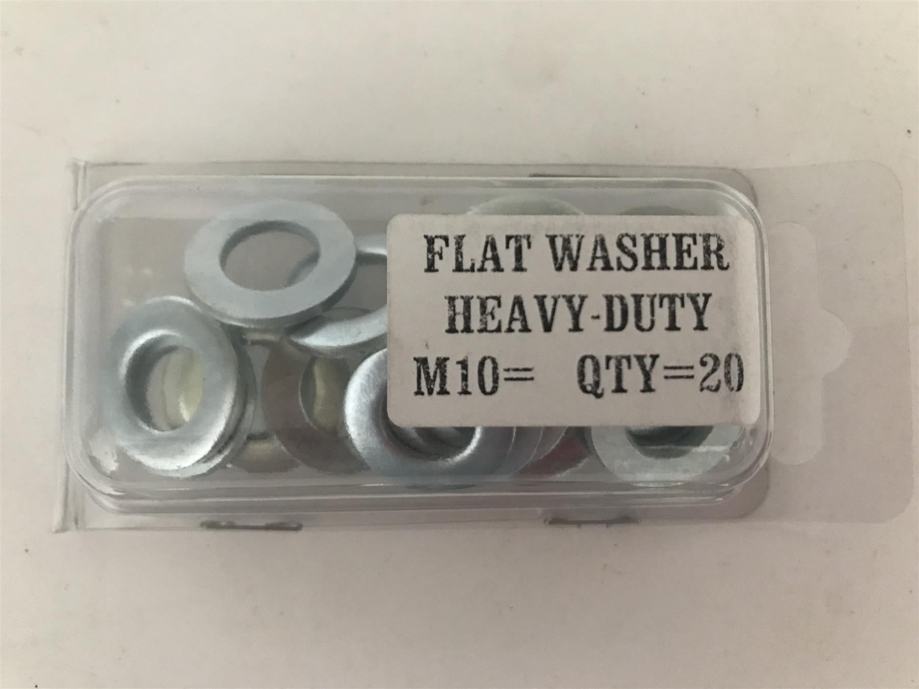 M10 Flat Washer Heavy Duty (Pack 20)