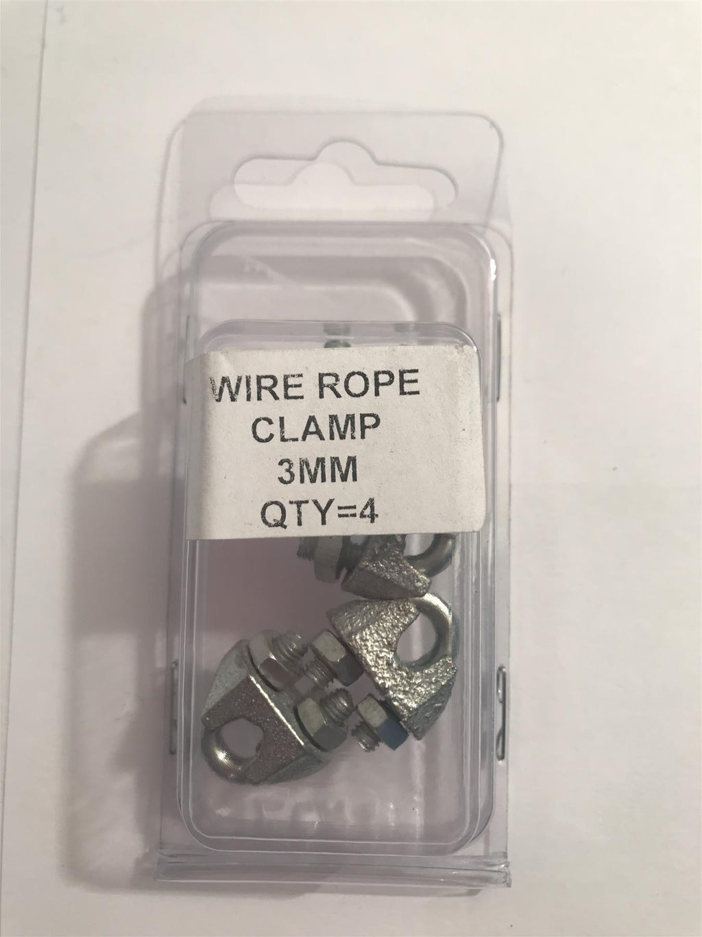 Wire Rope Clamp 3mm (4 Pack)