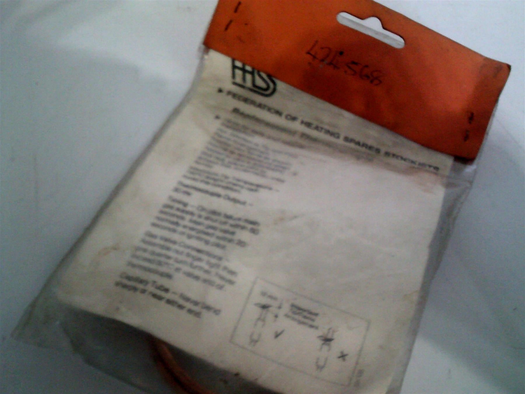 New Baxi Bermuda Thermocouple Type T62-450/M10 455355