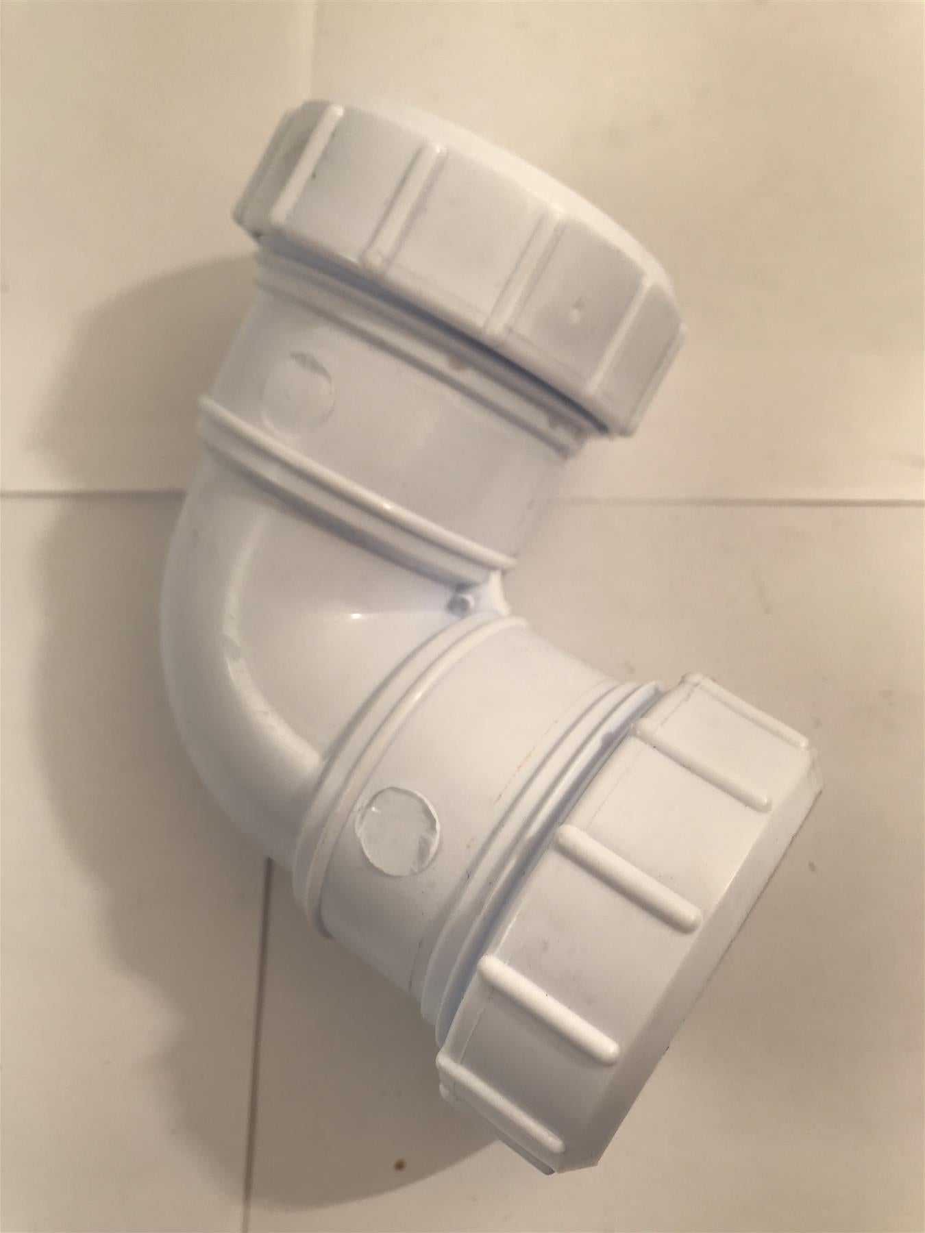 43mm Compression Waste Bend 90 Degree
