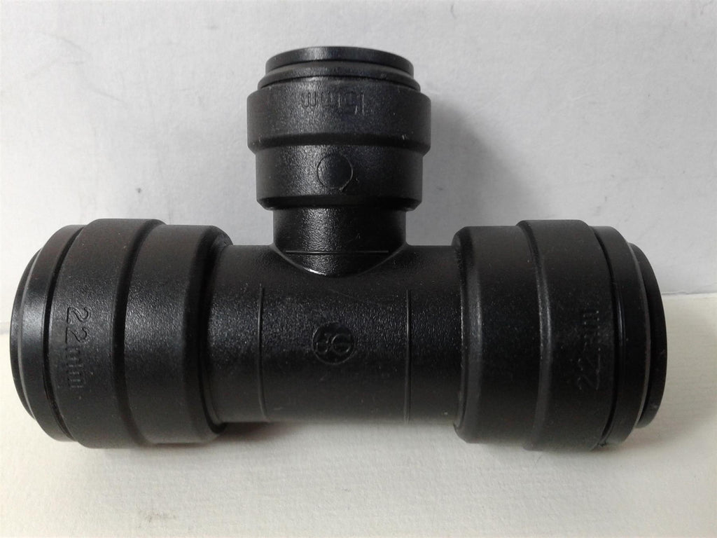 NEW JG PROLOCK BRANCH REDUCING TEE 22-22-15mm PM3022AE