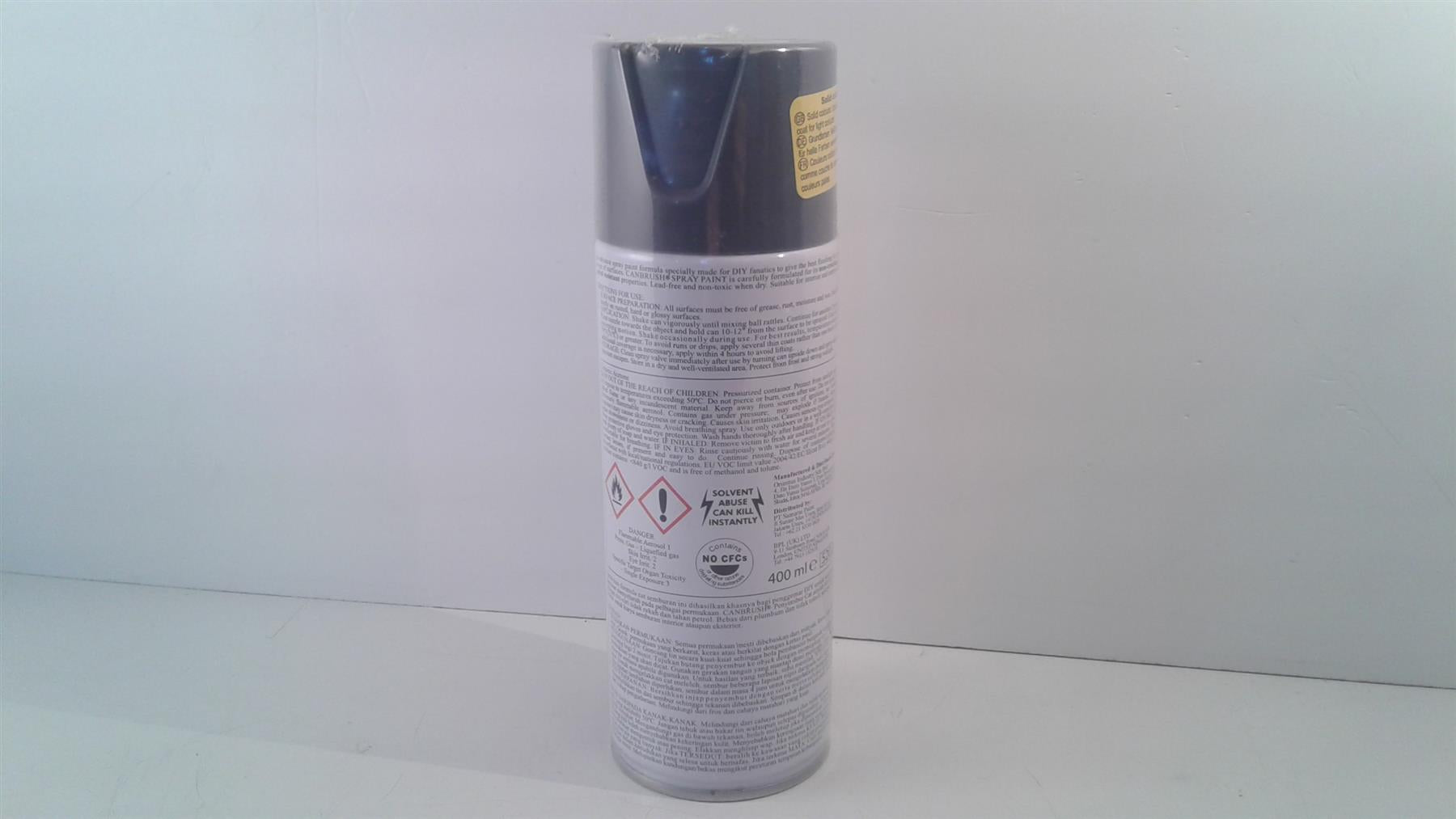 Canbrush Spray Paint C25 Dark Grey for metal, plastic and wood