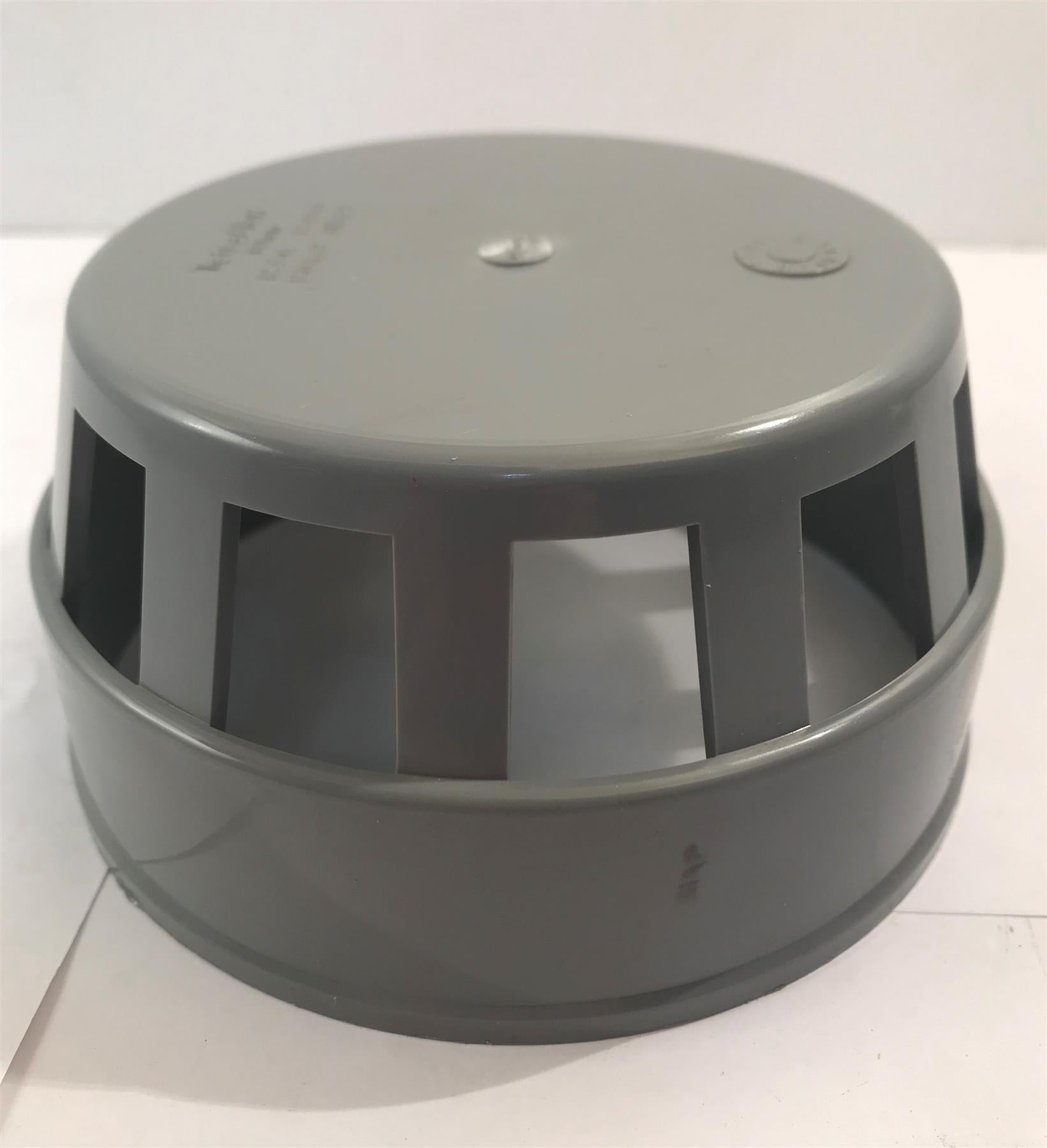 Tetra Flow 110mm Soil Pipe Bird Cage Vent Terminal Grey