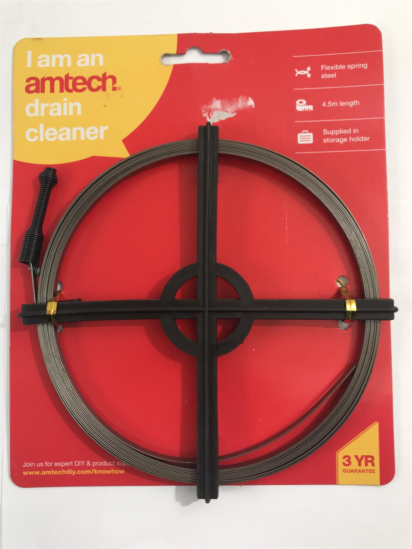 Amtech 4.5m Drain Cleaner  S1900