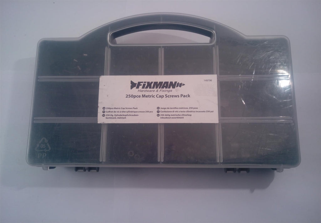 250 Piece Metric Cap Screw Pack