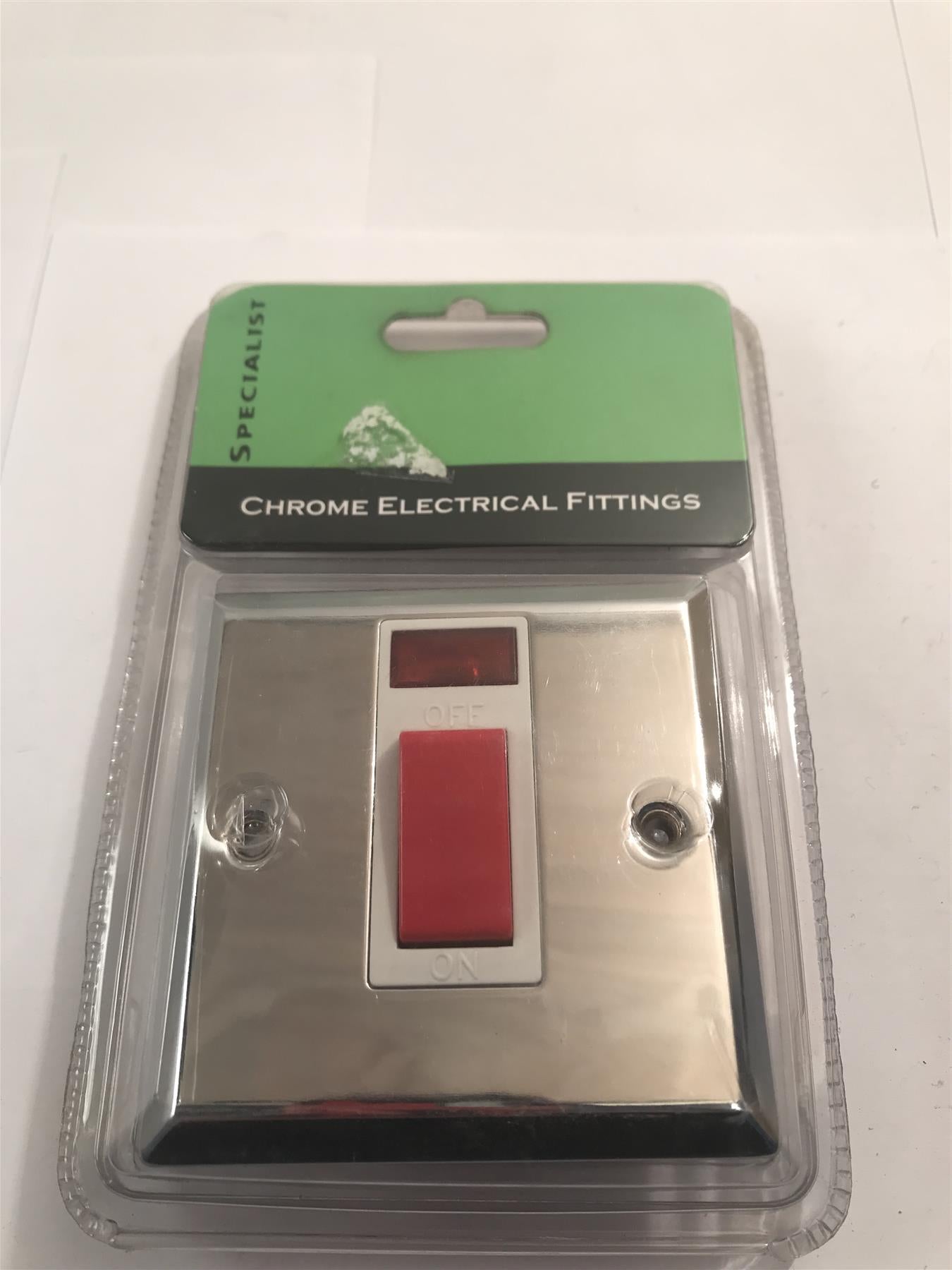 Specialist 45a DP Switch & Neon Polished Chrome white Insert