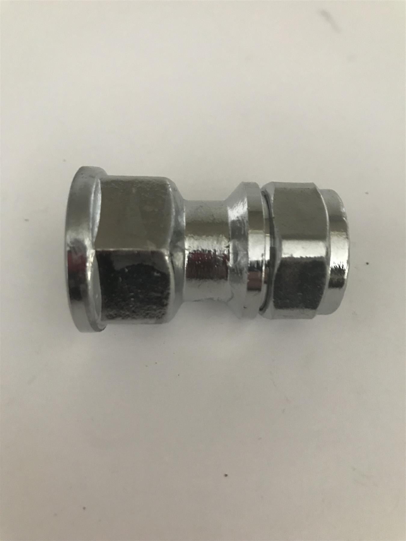 15mm x 3/4 " Chrome Compression Straight Female Adaptor