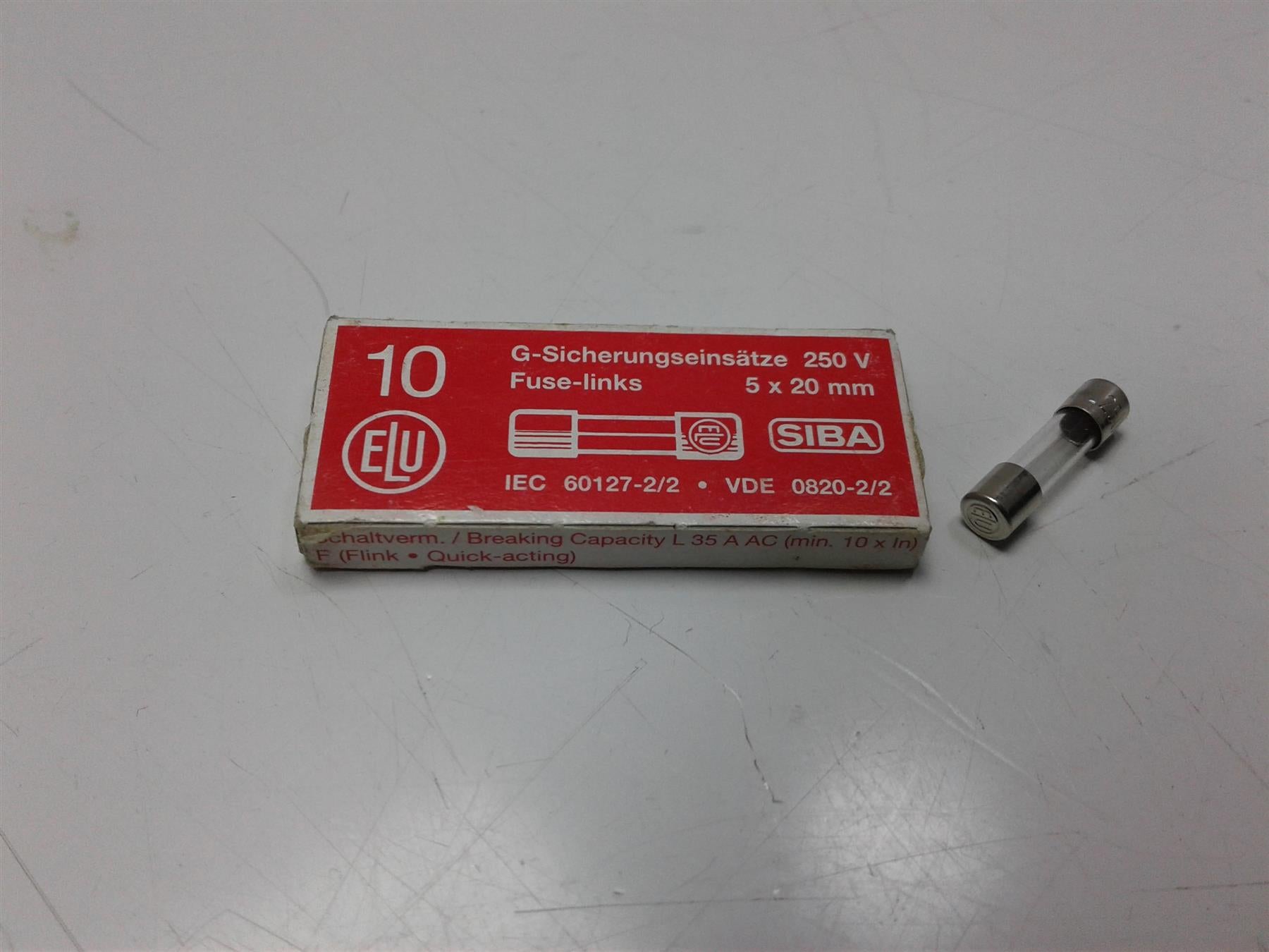 2 Amp F2A  5 x 20mm Quick Blow Glass Fuse  10 PACK