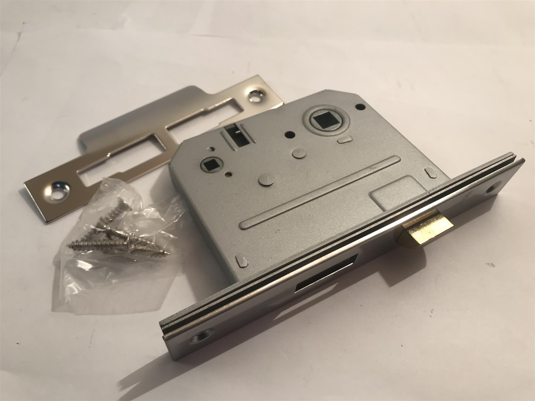 Sterling 3" Mortice Bathroom Lock MLB330BN-A