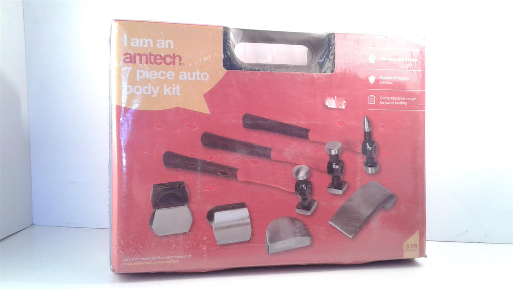 amtech 7pc AUTO BODY CAR DENT REPAIR TOOL KIT