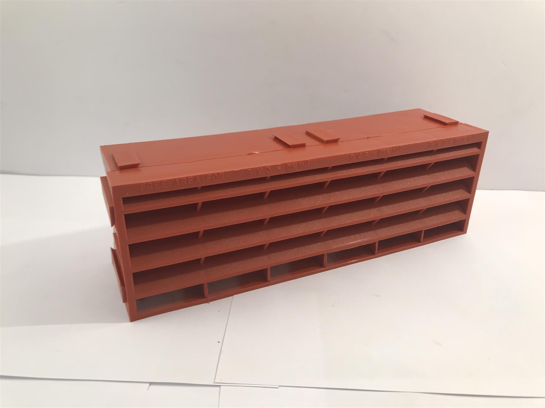 9" x 3" Terracotta Interlocking Air Brick