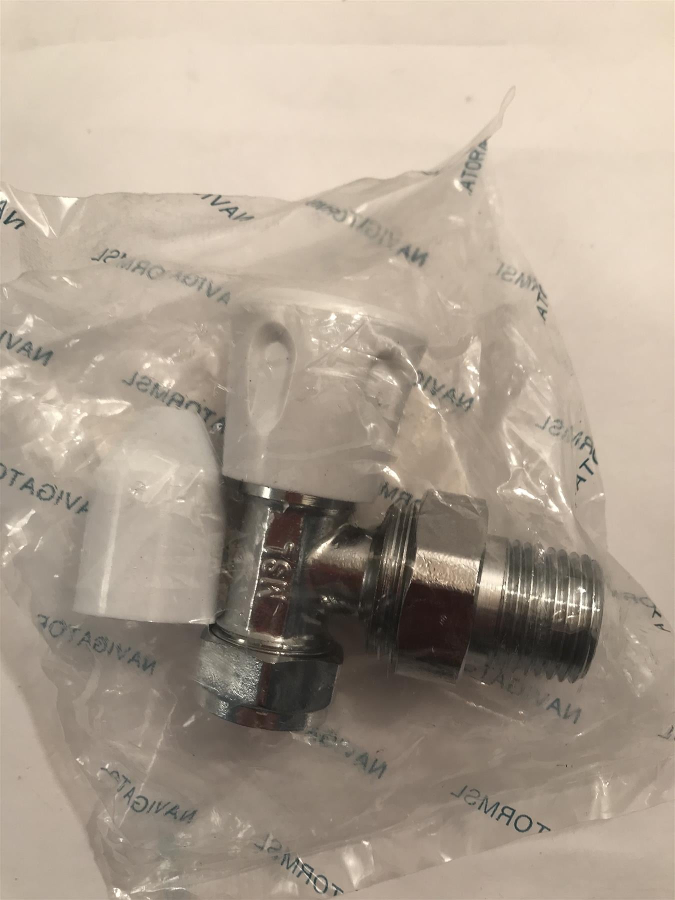 Navigator Genbra Radiator Valve Angled 15mm x 3/4" (Voyager)  BFRVA-15V