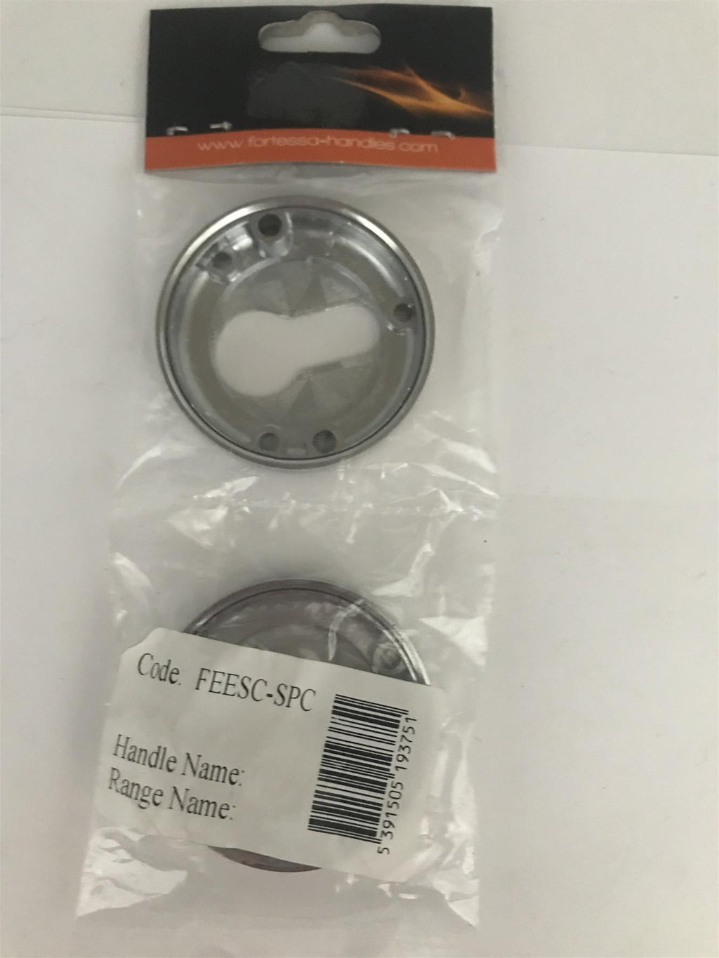 Fortessa Keyhole Escutcheon 51mm Satin Polished Chrome  FEESC-SPC 2 Pack