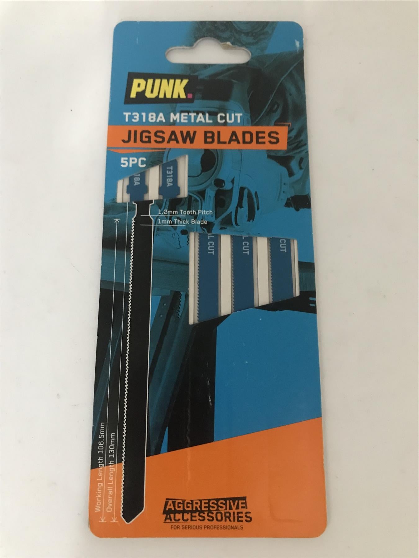 Punk 5pc Jigsaw Blades T318A Metal Cut  262146