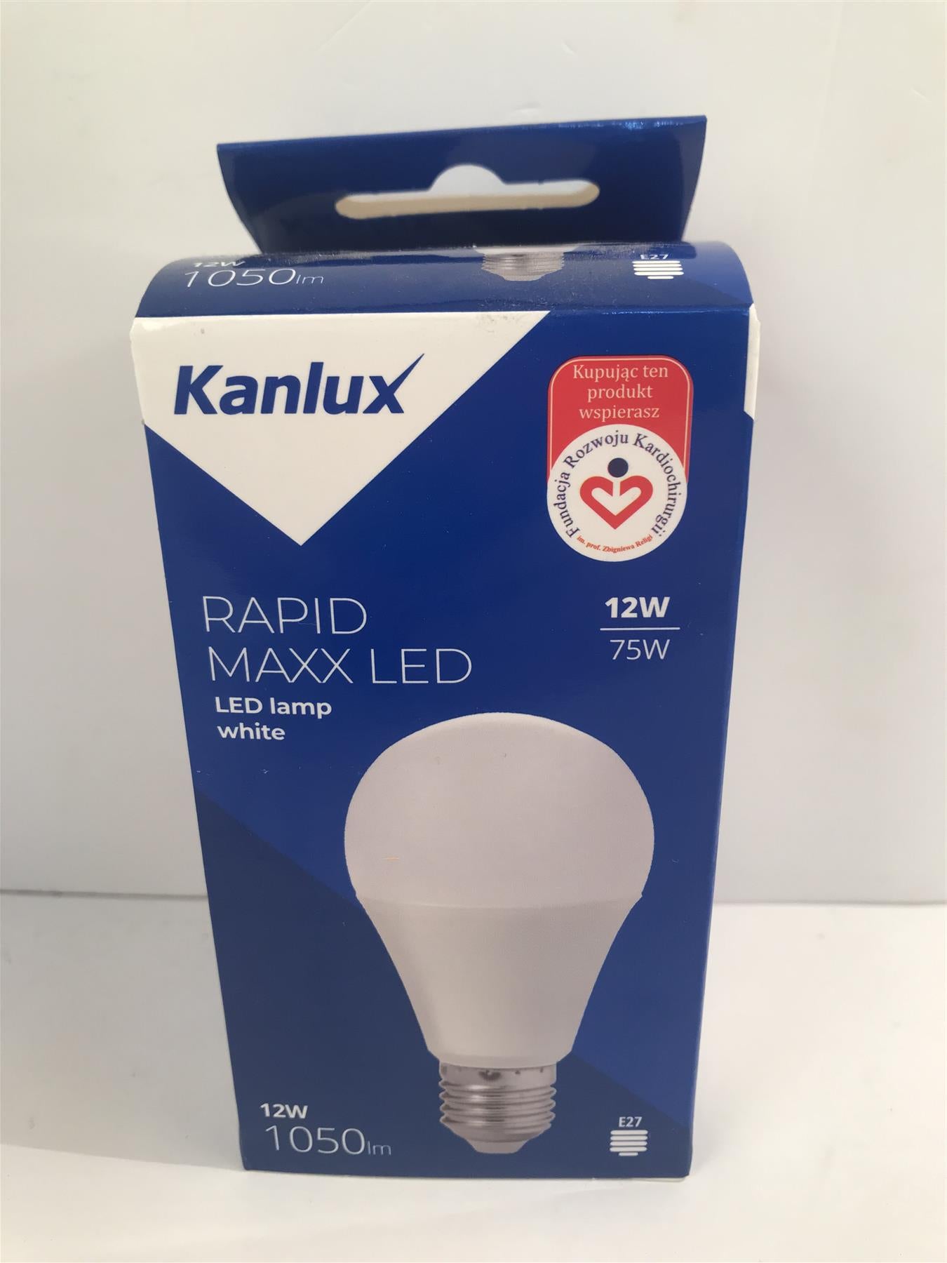 Kanlux Rapid MAXX 12w LED E27-NW 1050 lm  4000K White  23283