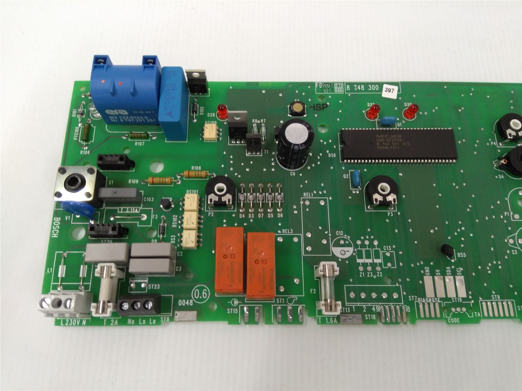 Worcester 25Si Main Boiler PCB 8748300397 748300397