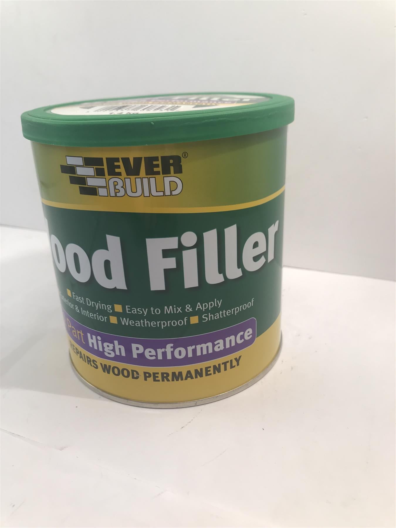 Everbuild 2 Part High Performance Wood Filler White  1.4Kg