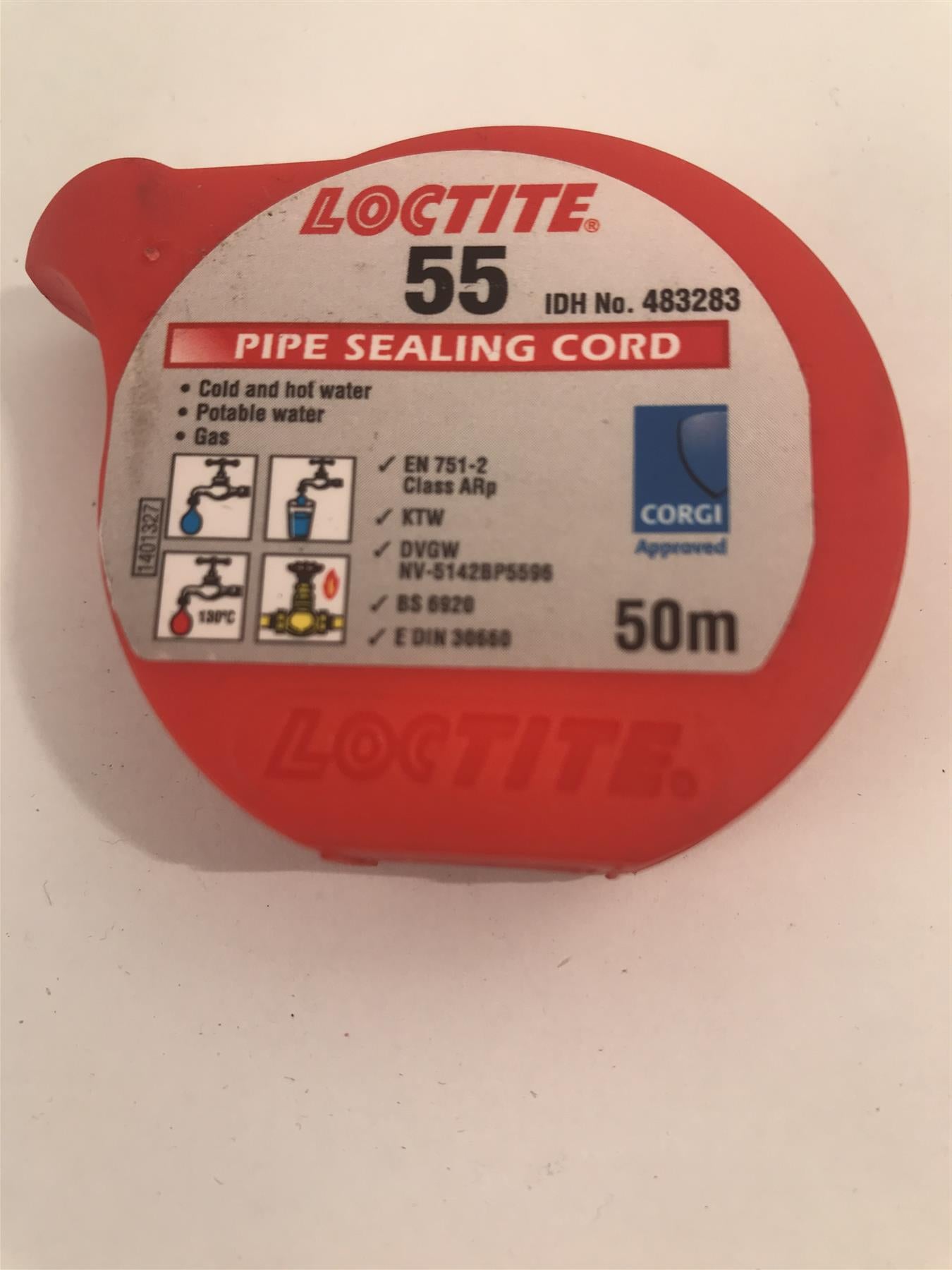 Loctite 55 Pipe Sealing Cord 50m