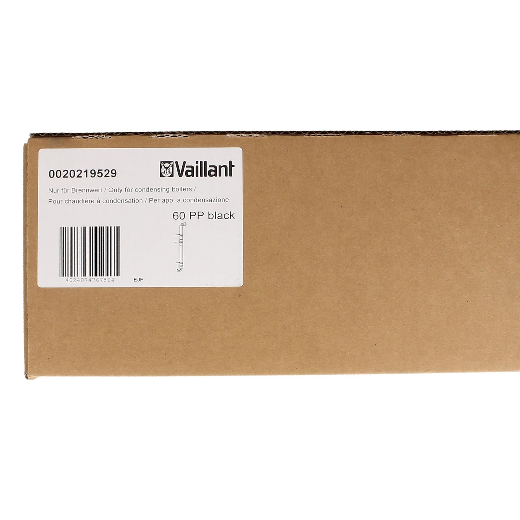 Vaillant Variable Termination Plume Kit 0020219529 BLACK