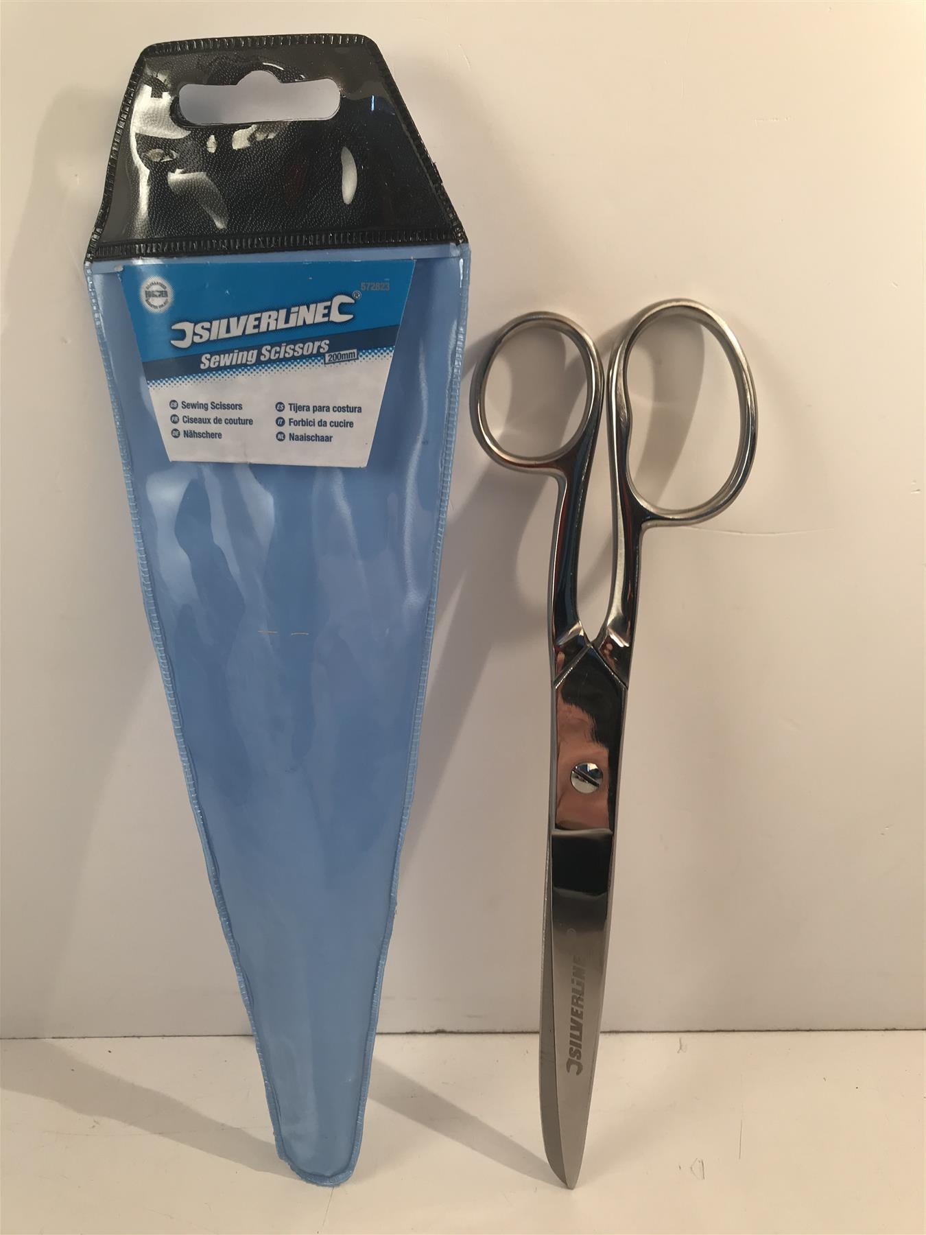 Silverline Stainless Steel Sewing Scissors 200mm  572823