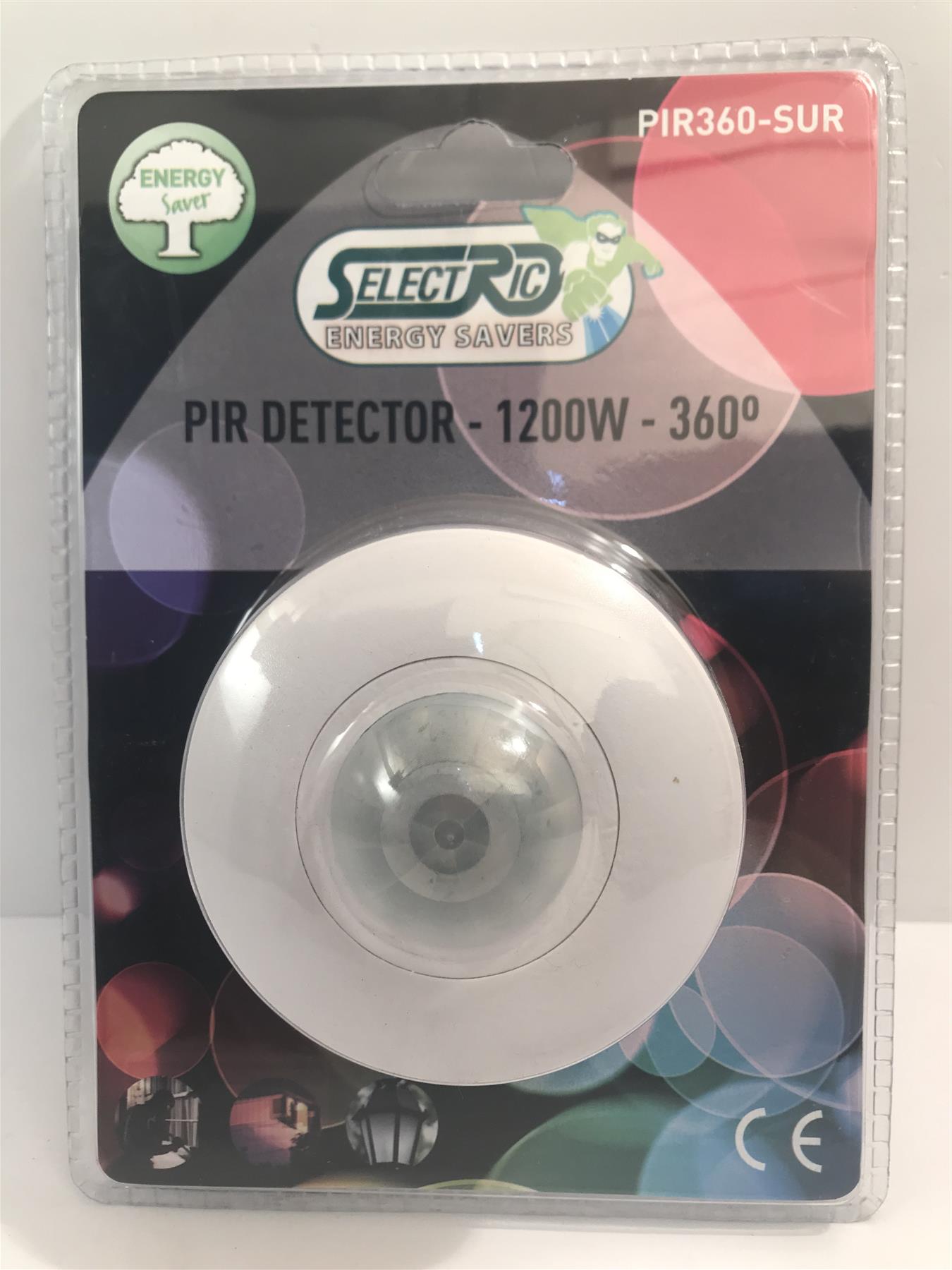 SelectricDetector Switch 1200W 360 degree   PIR360-SUR PIR