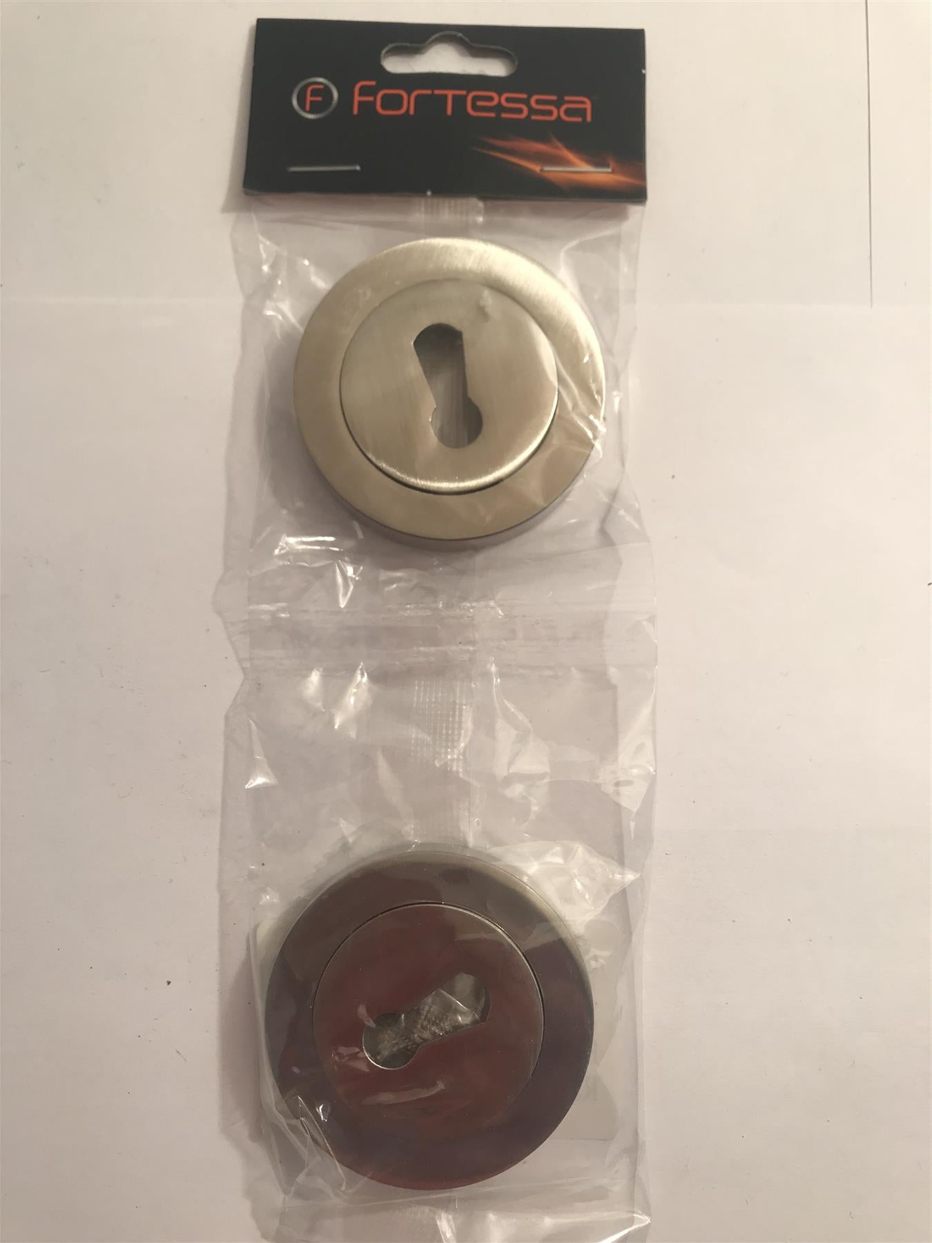 Fortessa Keyhole Escutcheon 8x51mm Satin Nickel Plated  FESC-SN 2 Pack