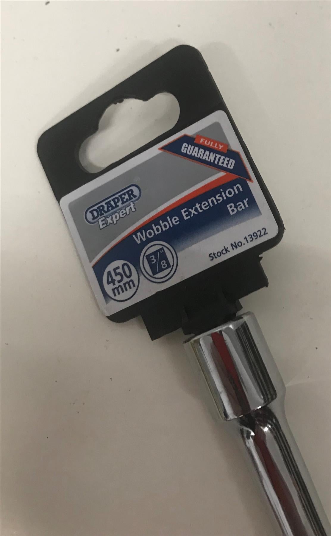 Draper 450mm 3/8" Wobble Extension Bar  13922