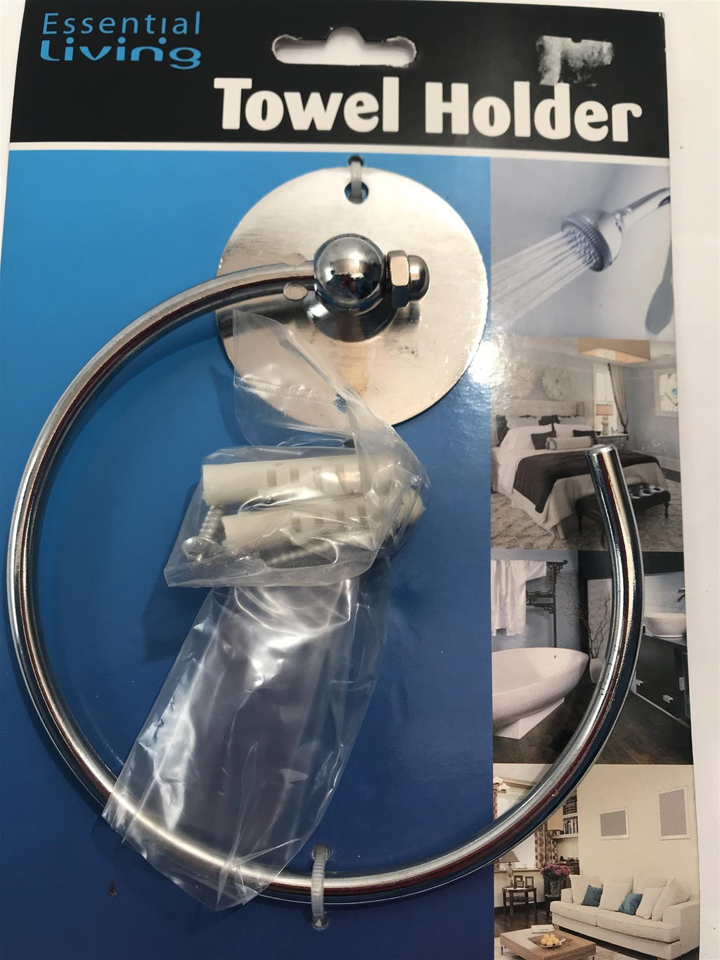 Essential Living Towel Ring Holder