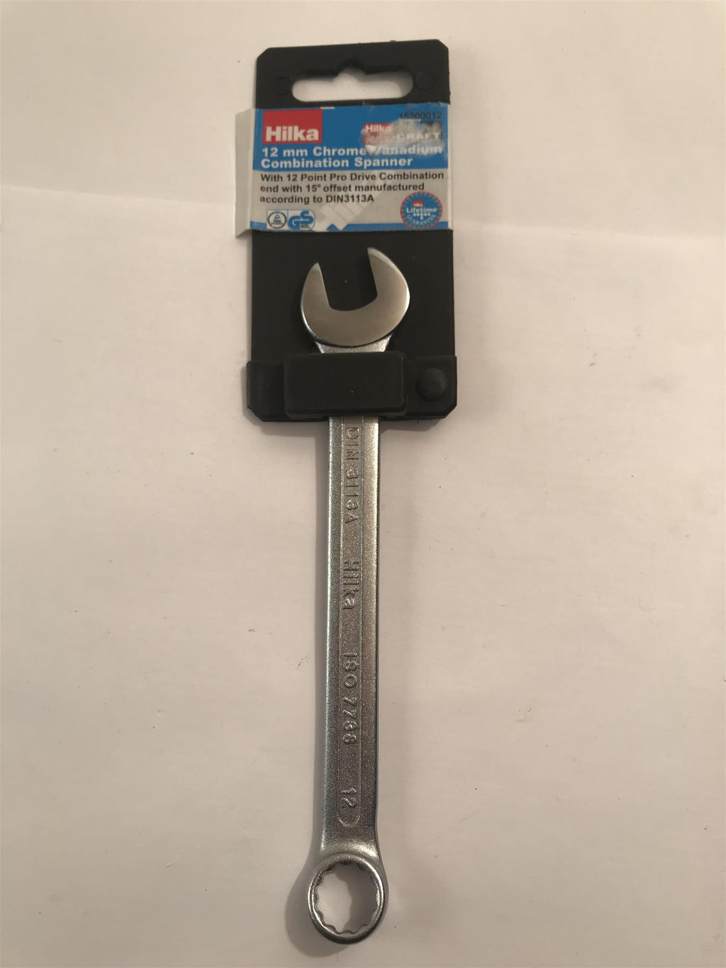 Hilka 12mm Chrome Vanadium Combination Spanner  15200012