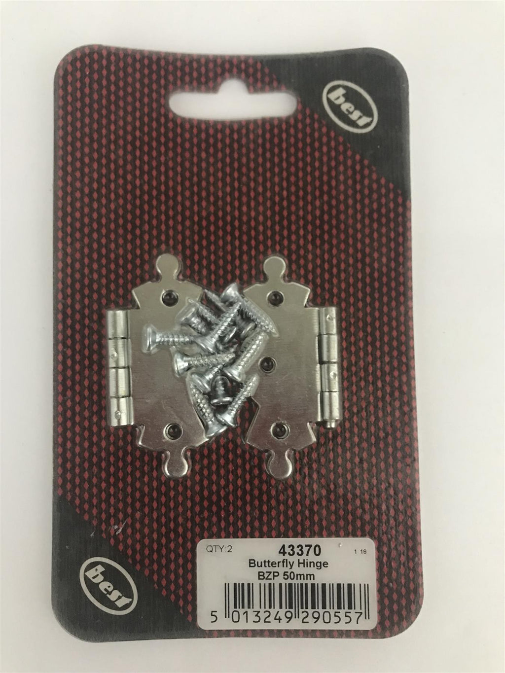 Best Butterfly Hinge BZP 50mm  43370