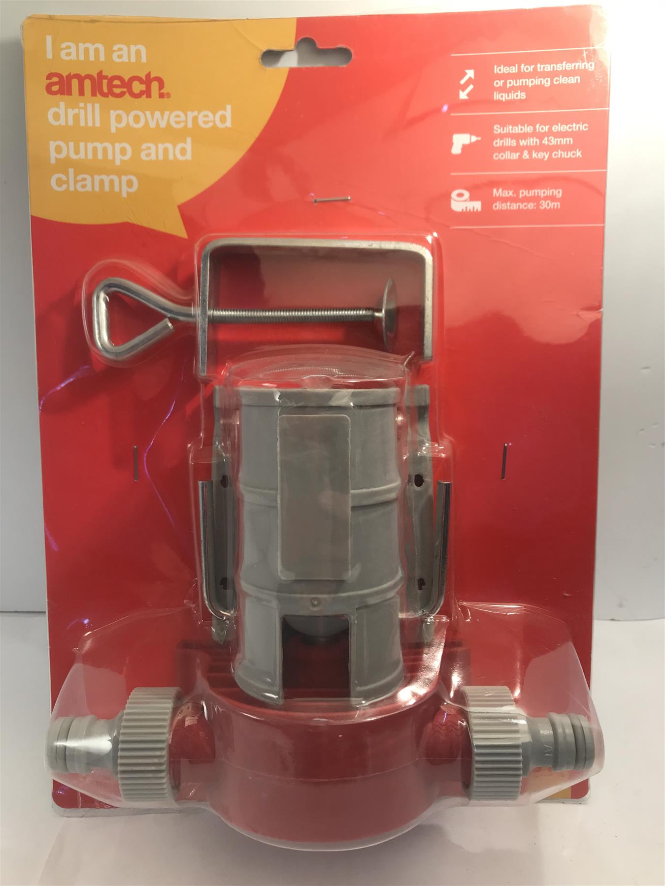 Amtech Drill Powered Pump & Clamp V2375