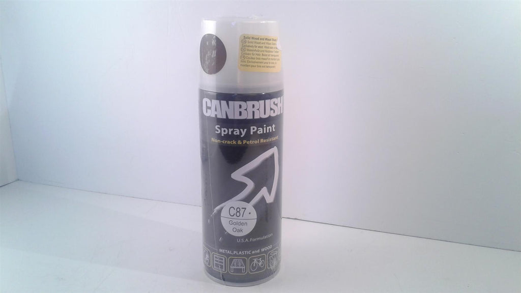 Canbrush Spray Painr C87 Golden Oak for metal, plastic and wood