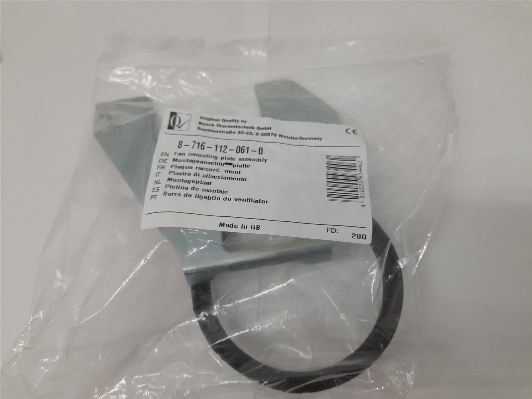 New Worcester 87161120610 Fan Mount Plate Assembly