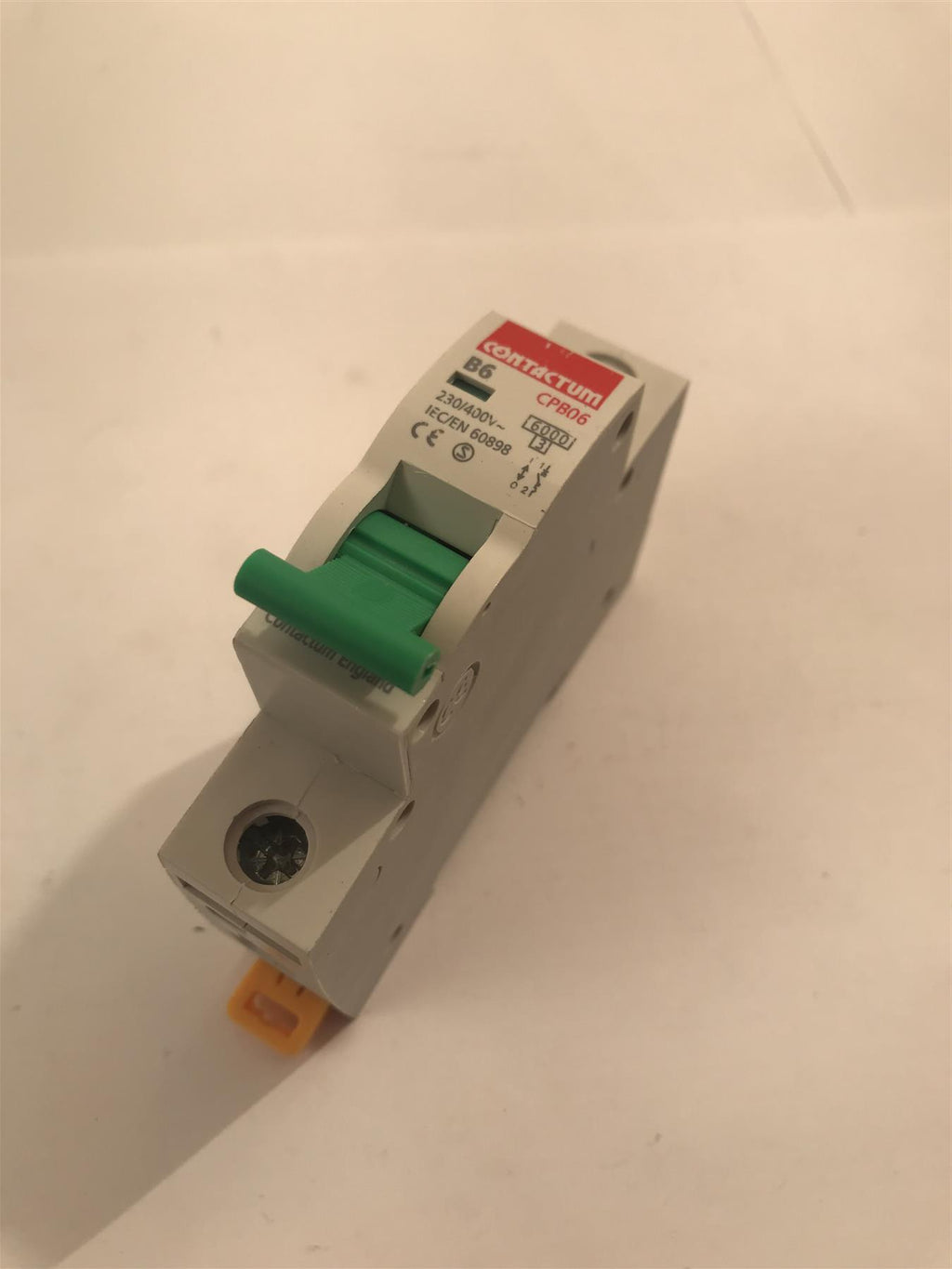 Contactum CPB06 B6 6A 230-400V Circuit Breaker Green Lever