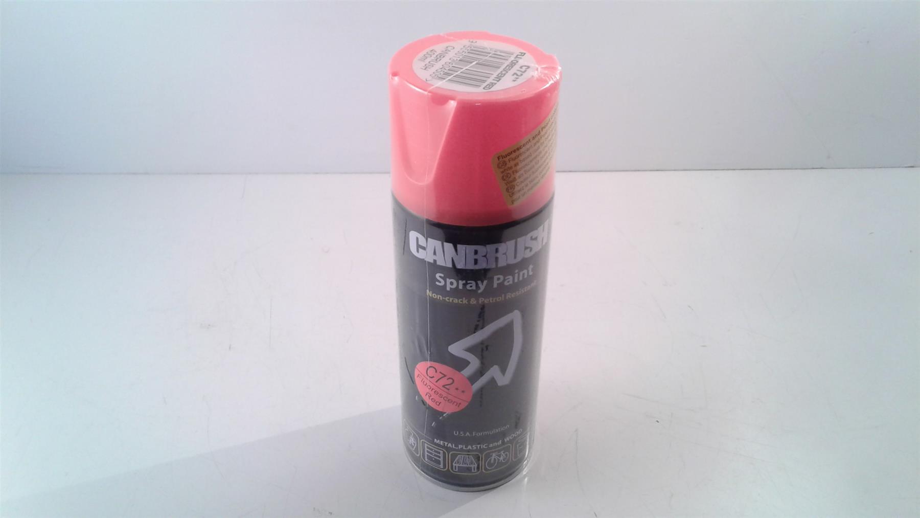 Canbrush Spray Paint C72 Fluorescent Red