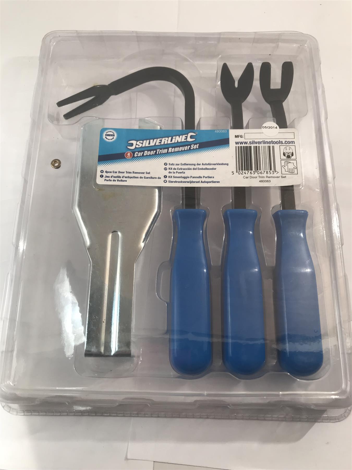 Silverline 4pc Car Door Remover Set  480063