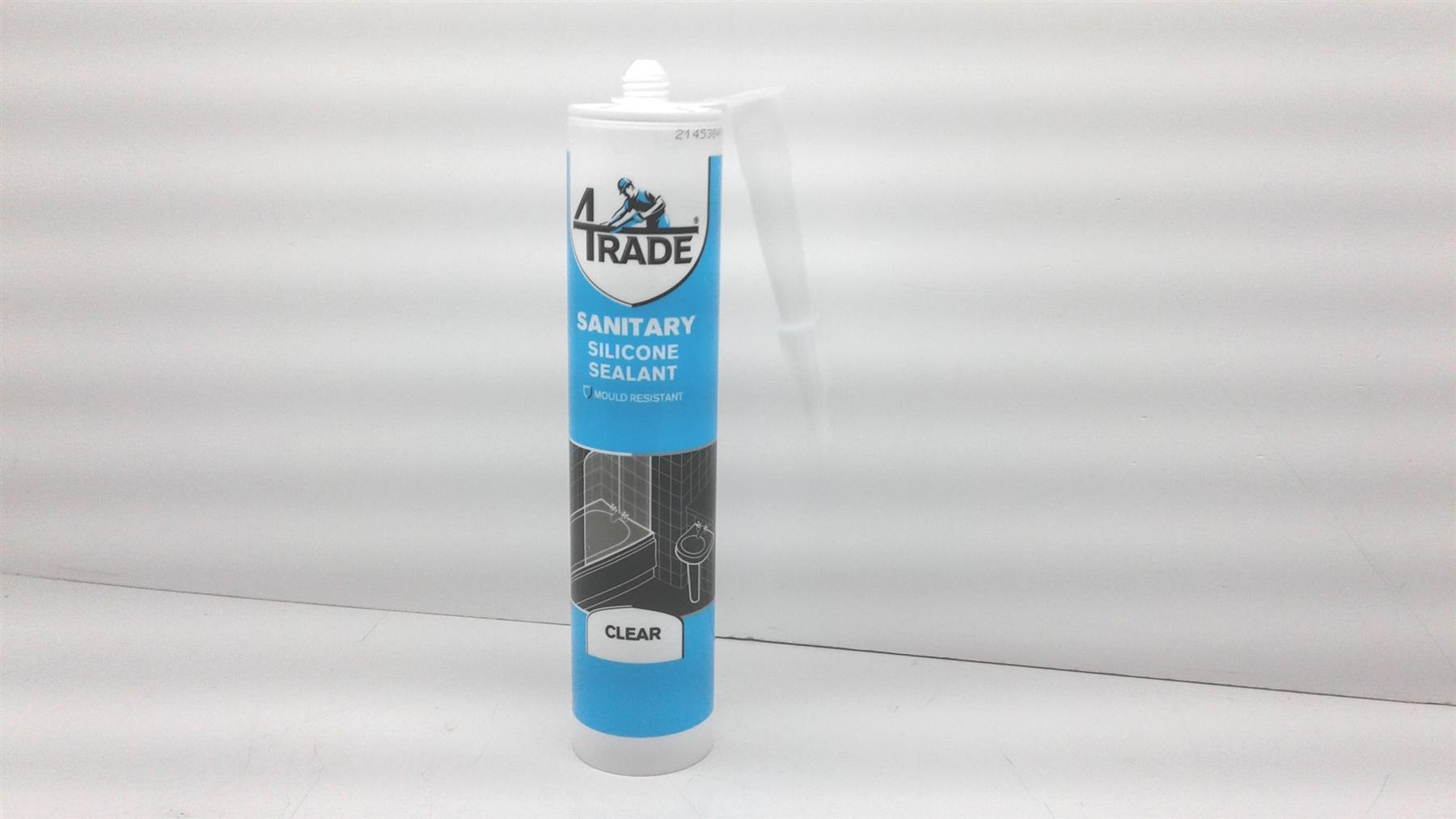 4Trade Sanitary Silicone Sealant Clear 310ml