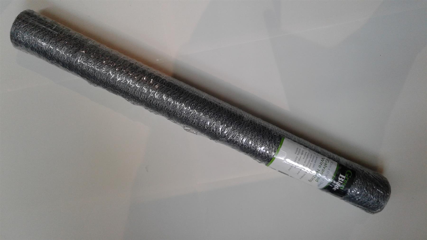 Galvanised Chicken Wire Netting Netting  10m x 0.9m x 13mm